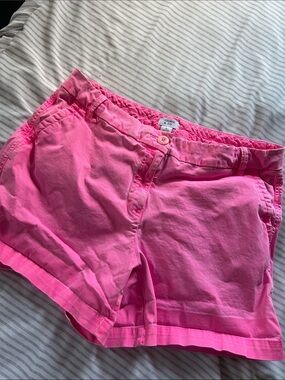 Crown & Ivy Women's Bright Pink Casual Shorts